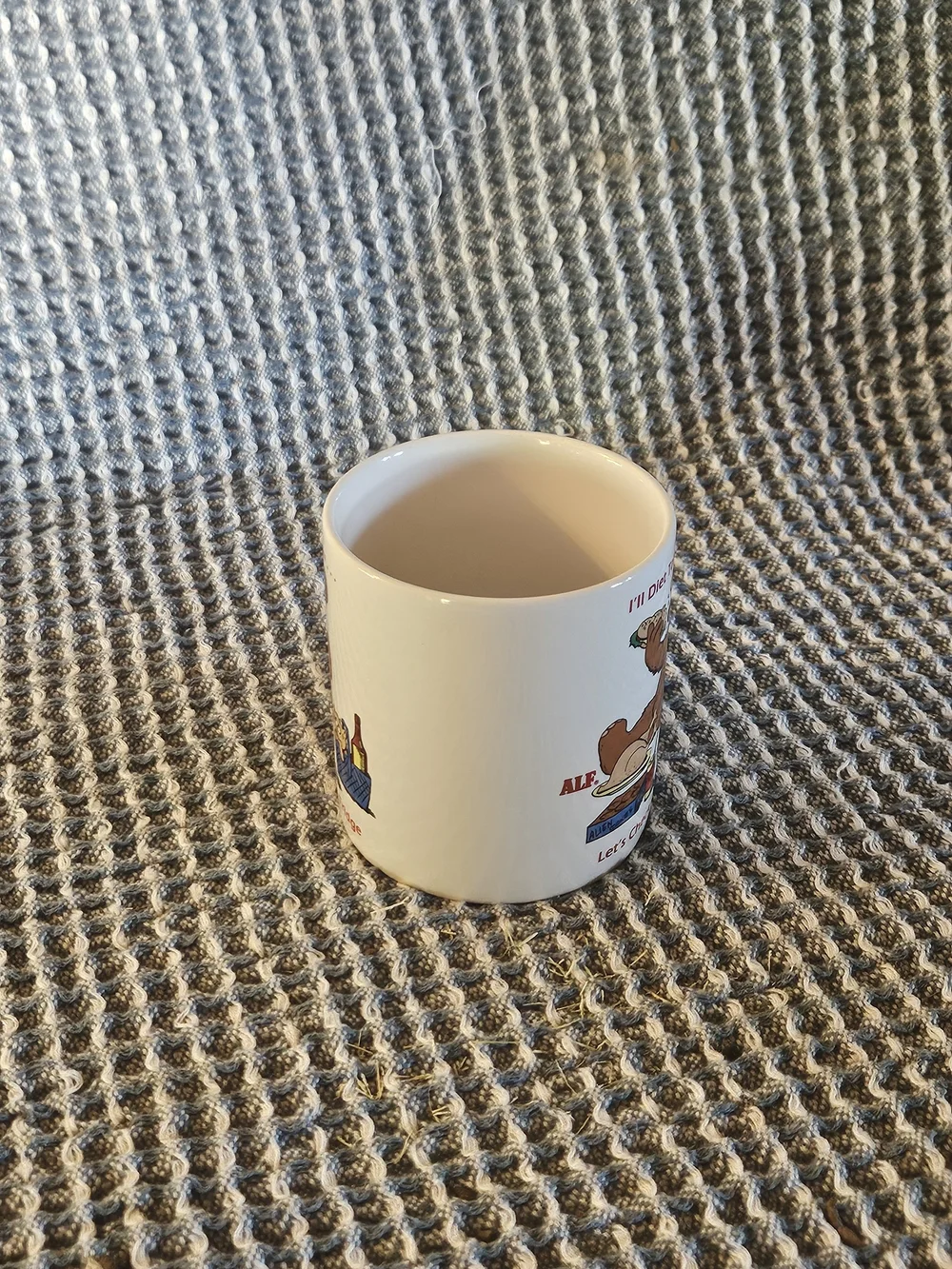 White Novelty 'I'll Diet Tomorrow' Ceramic Coffee Mug